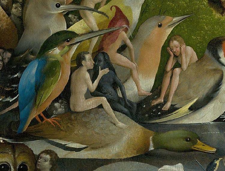 Hieronymus Bosch The Garden of Earthly Delights, central panel France oil painting art